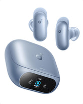Soundcore Liberty 5 Pro front view showing compact charging case and earbuds, ergonomic design benefit