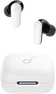 Soundcore P30i front packaging showing earbuds and case with clear product view and appeal