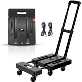 SPACEKEEPER vista frontal del carrito plegado, ahorro de espacio