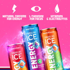 Sparkling Ice lata en mano para comparar escala y facilidad de transporte