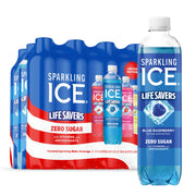Sparkling Ice botella frontal mostrando el diseño y atractivo del pack