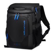 SPARTER vista frontal de mochila nevera con gran capacidad y cierre seguro