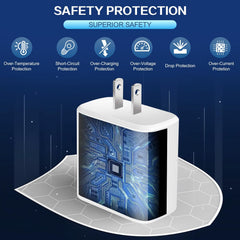 SpeedScope conector Type-C primer plano, ajuste seguro y carga estable