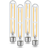 Sphoon bombilla tubular vista frontal con diseño retro, estética y ahorro