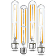 Sphoon bombilla tubular vista frontal con diseño retro, estética y ahorro