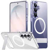 SPIDERCASE vista frontal transparente que protege y muestra diseño del teléfono