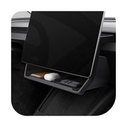 Spigen front view of under-screen organizer showing clean fit and factory look