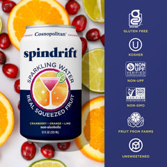 Spindrift pack de 24 latas listo para eventos y ahorro