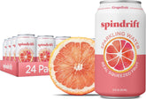 Spindrift mostrando la lata frontal de pomelo con etiqueta visible y refresco