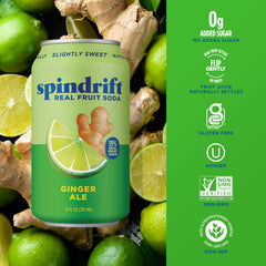 Spindrift servido en vaso con hielo, refresca y acompaña comidas