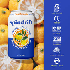 Spindrift lata abierta resaltando la efervescencia y frescura inmediata
