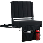 SPORT BEATS front view of padded stadium seat showing cushioning and compact profile for comfort