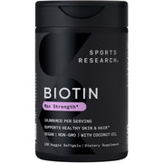 Sports Research frontal del envase mostrando la marca y beneficio de alta potencia
