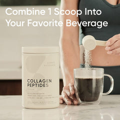 Sports Research powder on scoop highlighting measured dosage and convenience
