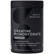 Sports Research frasco frontal del producto mostrando etiqueta clara y cantidad