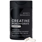 sports research front bottle showing clean label and count, boosts trust