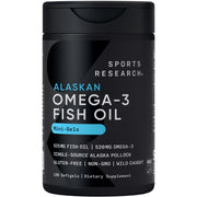 Sports Research frasco frontal mostrando etiqueta y cantidad 120 capsulas — confianza y pureza