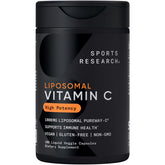 Sports Research front bottle label showing product identity and serving size benefit
