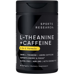 Sports Research front label view showing product identity and benefits