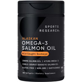 Sports Research front packaging showing bottle and softgel count, demonstrating premium sourcing