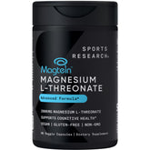 Sports Research front packaging showing bottle and Magtein benefit