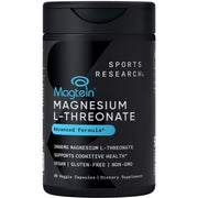 Sports Research front packaging showing bottle and Magtein benefit