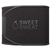 Sports Research Waist Trimmer vista frontal negra mate, ajuste contorneado y soporte