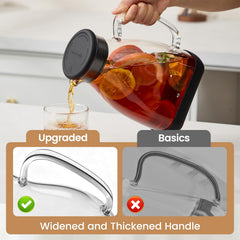 Spreccio tapa con filtro de acero inoxidable para infusiones limpias