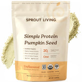 Sprout Living front package showing clean unflavored organic protein