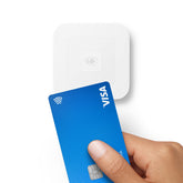 Square lector frontal mostrando diseño compacto y facilidad de uso