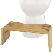 Squatty Potty Oslo front view showing stable bamboo platform and secure stance