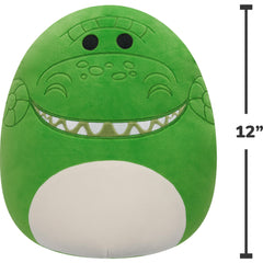 Squishmallows Rex etiqueta oficial Jazwares y sello de licencia Disney