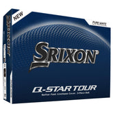 Srixon Q-Star Tour 6 frontal mostrando diseño y marca, favorece reconocimiento