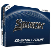 Srixon Q-Star Tour 6 frontal mostrando diseño y marca, favorece reconocimiento