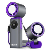 SSWind front view showing compact portable fan and packaging for easy grab-and-go cooling