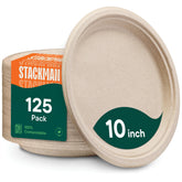 Stack Man front packaging 125-pack showing quantity and eco benefit