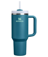 STANLEY Quencher H2.0 front view showing coastal teal finish and capacity benefit