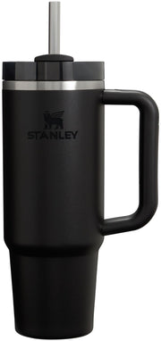 STANLEY Quencher 30 oz vista frontal con acabado negro y capacidad