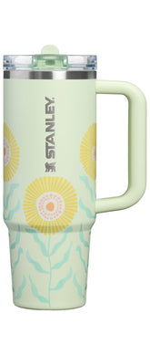 STANLEY Quencher front view in Honeydew Garden showing capacity and color