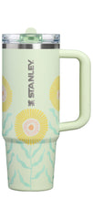 STANLEY Quencher front view in Honeydew Garden showing capacity and color