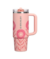 STANLEY Quencher front view showing Sorbet Garden color and branding, stylish and durable