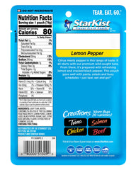 StarKist pouch abierto con atún listo para comer, conveniencia inmediata
