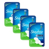 Stayfree front box packaging showing count and product benefits for quick recognition