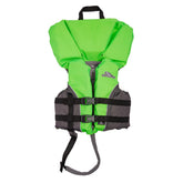 STEARNS front view of child vest showing bright color and secure straps for safety