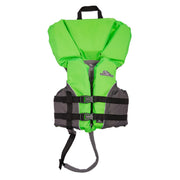 STEARNS front view of child vest showing bright color and secure straps for safety