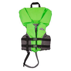 STEARNS front view of child vest showing bright color and secure straps for safety