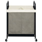 STO STO front view of full 100L cart showing organized sorting benefit