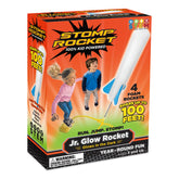 Stomp Rocket empaque frontal mostrando kit completo y beneficio de juego activo