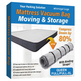 Storage Logic frente del empaque mostrando la bolsa y tallas, facilita identificación