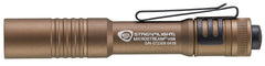 Streamlight MicroStream side next to ruler for scale, compact carry benefit